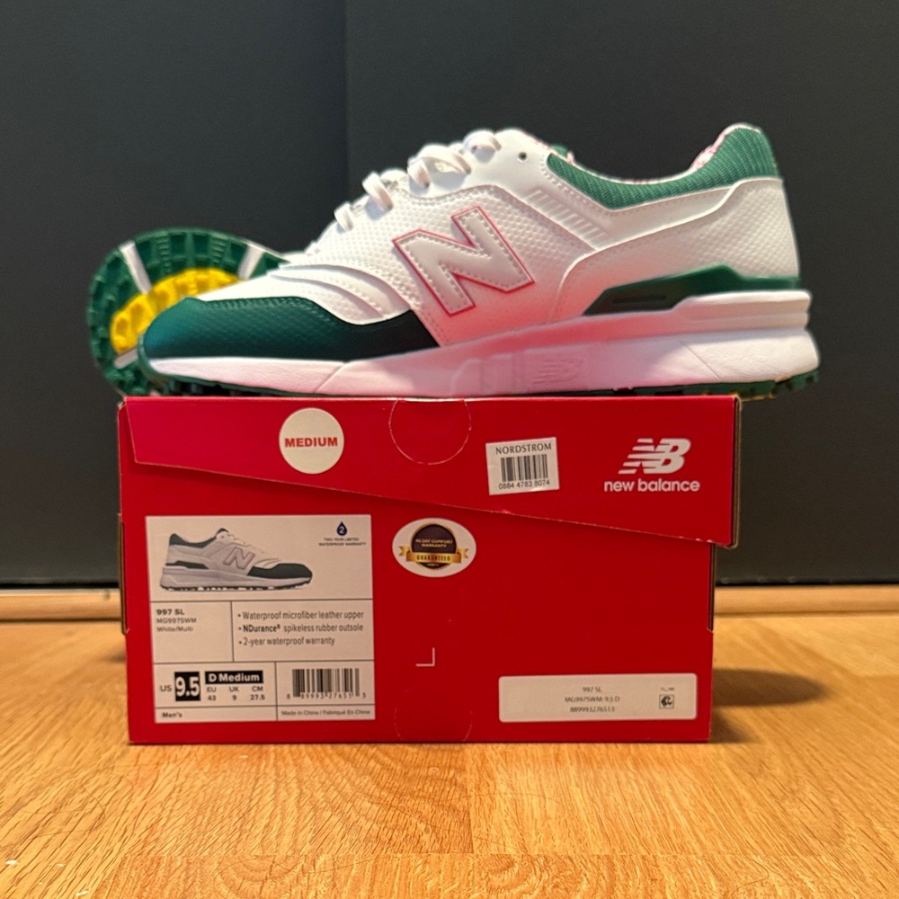 New Balance GOLF SHOES Sneakers in White and Green